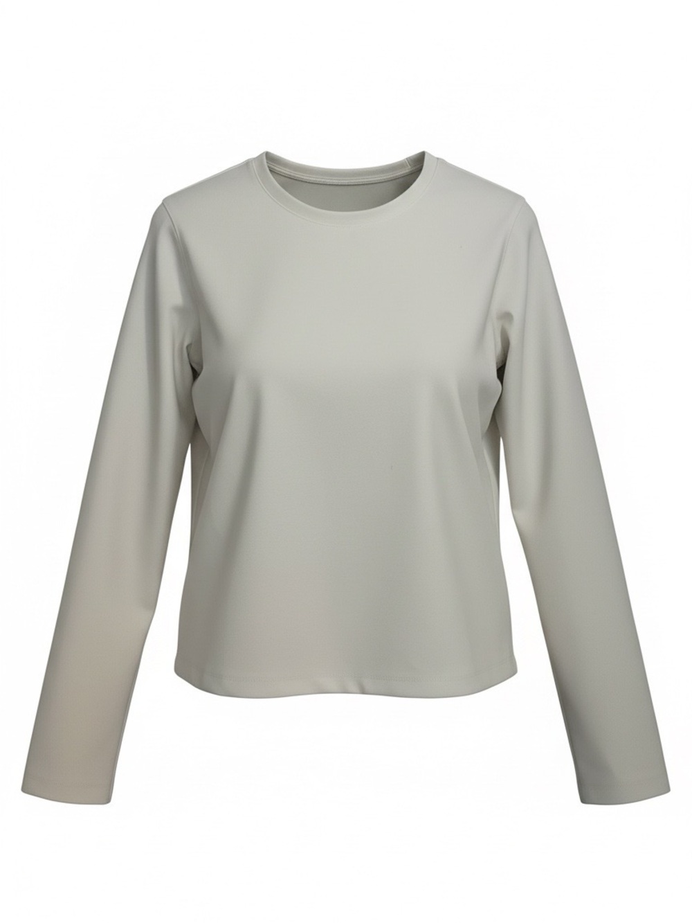 Outdoor Voices- Women's Long-Sleeve Crewneck Top - White